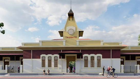 Foto da Estação Ferroviária da Cidade de Taubaté
