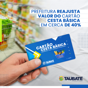PREFEITURA REAJUSTA VALOR DO CARTÃO MESA TAUBATÉ EM CERCA DE 40%